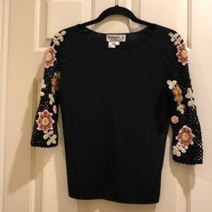 Joseph A Qu’Est-Cequec’Est Silk Sweater.